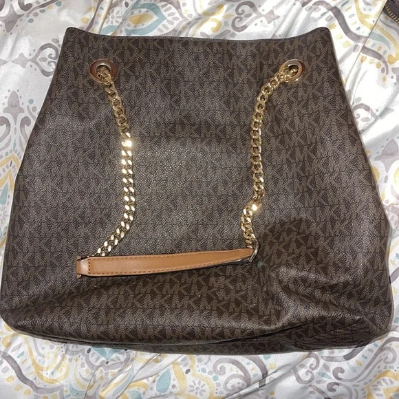 FREE SHIPPING!! Michael Kors large jet set chain strap bag - Picture 3 of 6